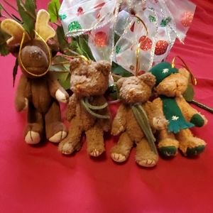 Miniature Teddy Bear Ornaments